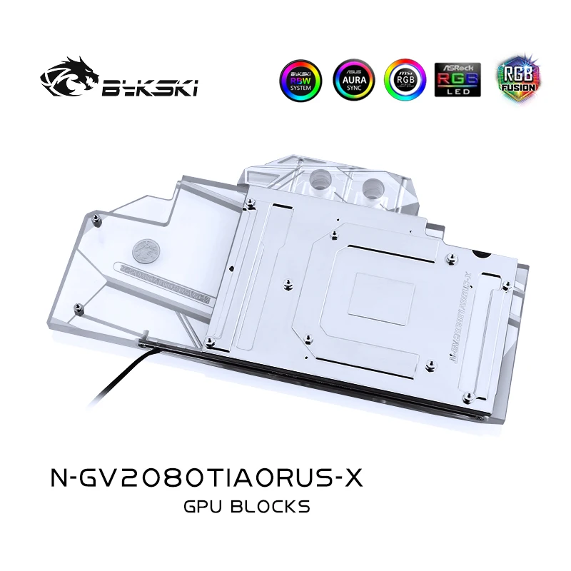 Блок водяного охлаждения Bykski для Gigabyte AORUS RTX2080TI XTREME 11G RTX 2080 8G GPU кулер 2070 N GV2080TIAORUS