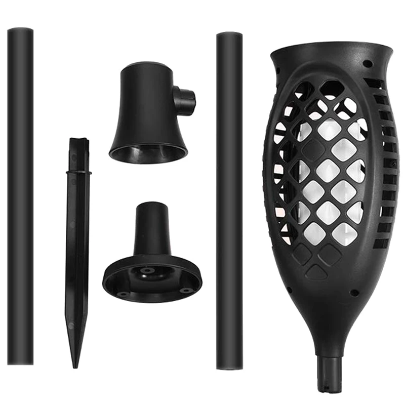 

Solar Post Lights Outdoor Pathway, Solar Landscape Lights with Solar Panels and 3 Different Bases for Yard,Garden,Beach 7 Colors