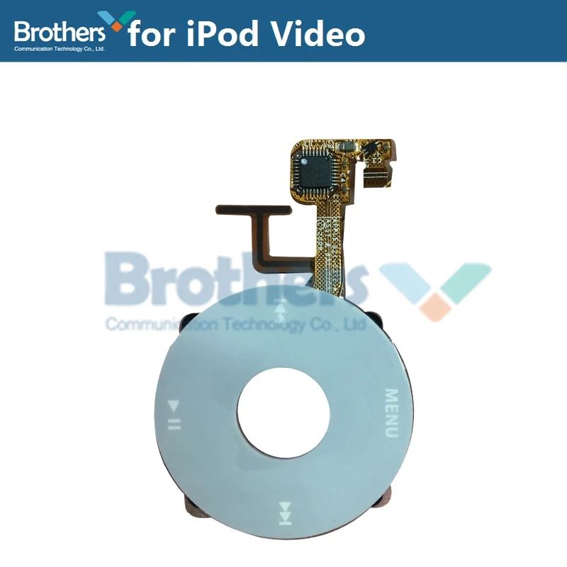 Гибкий кабель для Apple iPod Video Classic, кнопка «домой», гибкий кабель для iPodClassic, Центральная кнопка, гибкий кабель - Цвет: White for Video