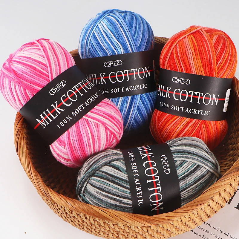 50g/pc Crochet Knitting Lana Soft Baby Milk Cotton Wool Yarn For Scarf Sweater DIY Needlework And Crochet knitting yarn knitting wool yarn crochet yarn cotton yarn cotton knitting yarn wool yarn cotton wool yarn
