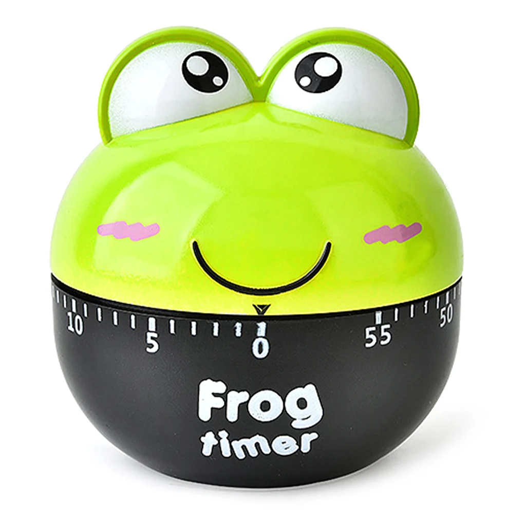 

Cartoon Frog Timer Cooking Mechanical Alarm Sleep Reminder Clocks Kitchen Supply
