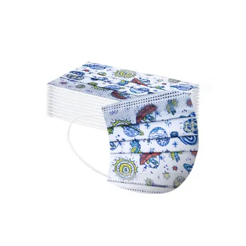 

50/100pcs Cartoon Kids Disposable Mask 3 Layer Child Filter Hygiene Thicken Children's Face Mouth Mask Earloop Fast Delievry