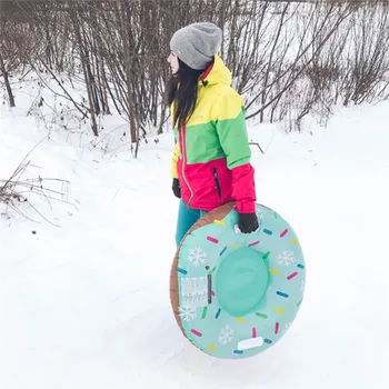 

Durable Winter Tires Snowboard Skis Inflatable Snow Sled Handles Designed For Children And Adults