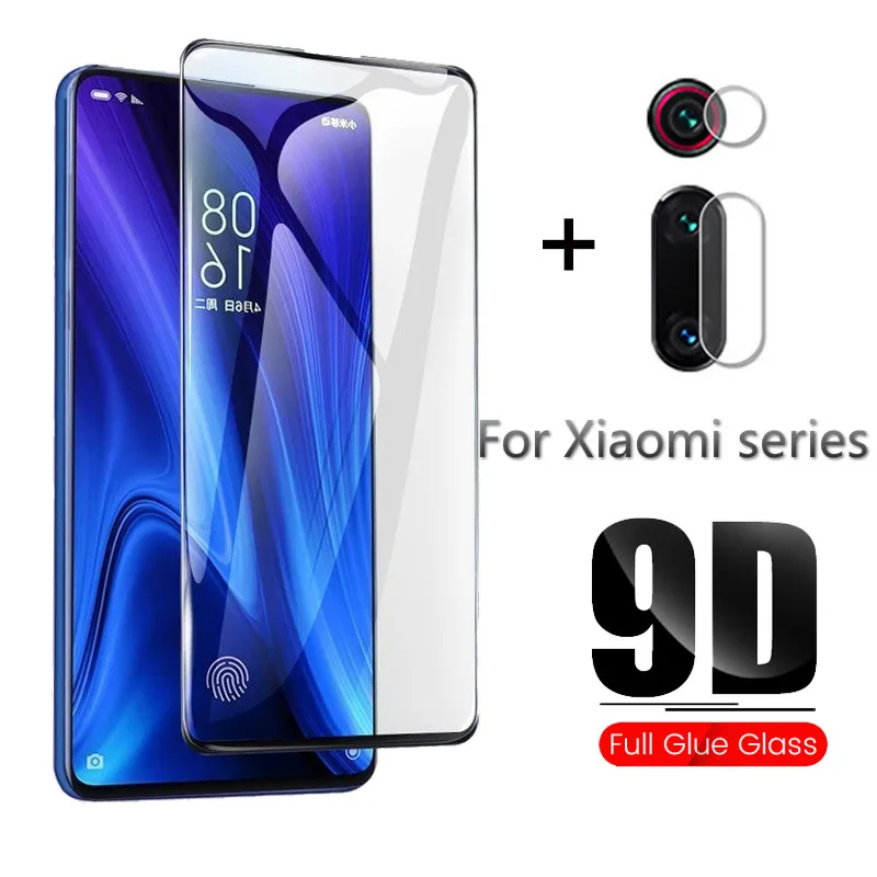 

2 in-1 9D Camera Protector For Xiaomi 5X A1 6X A2 8 lite Pocophone F1 9SE CC9E A3 A3lite Redmi 7A 5 K20Pro Camera Lens Tempered