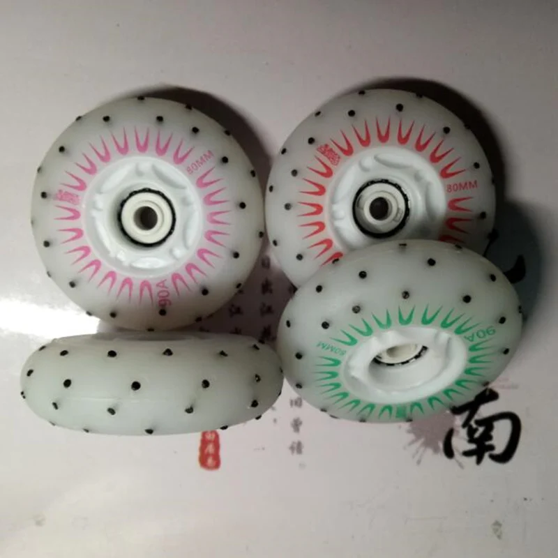 Inline Skate Wheels 80mm 90A For SEBA For powerslide Roller Skates 52 firestone roller skating wheels