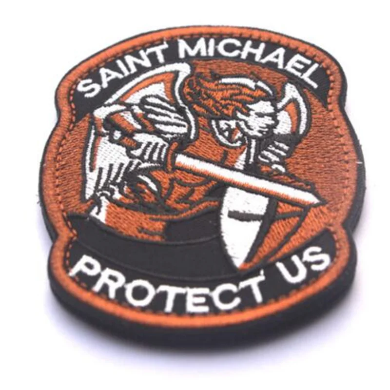 Cheerleading-souvenirs-Saint-Michael-Protect-Us-Patches-Military-Combat-Badge-3D-Embroidered-Applique-Army-Armband-Patch (3)