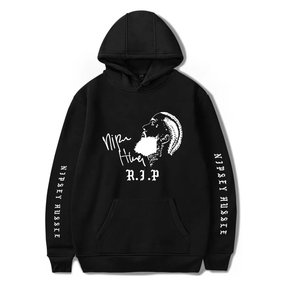 Горячая Повседневная Уличная одежда с модным принтом nipsey hussle толстовки с капюшоном для мужчин и женщин с длинным рукавом пальто с капюшоном