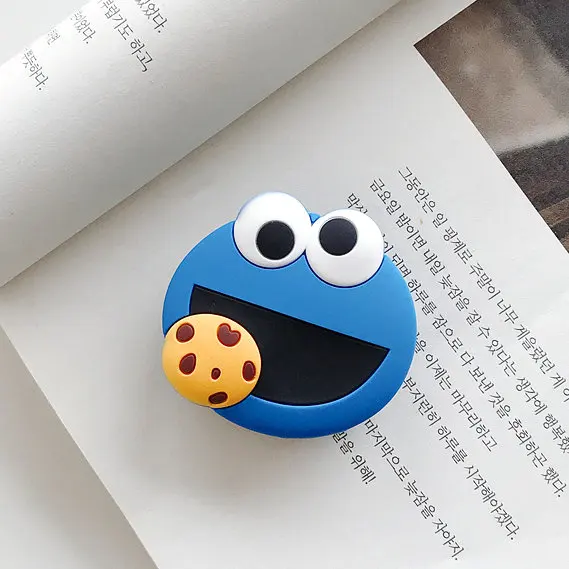 05 Wholesale 3D Cartoon Airbag Socket Mobile Phone Ring Holder Universal fold Stand Expanding phone Mount Bracket For iPhone Stand - Цвет: 05