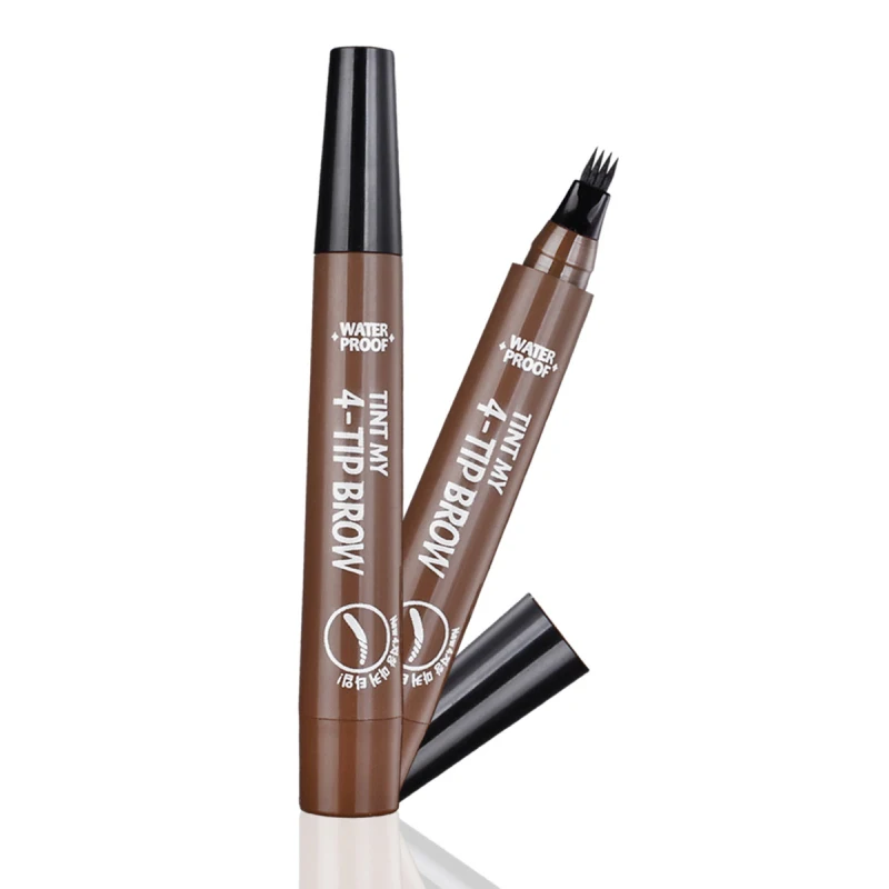 

1Pcs Women Makeup Sketch Liquid Eyebrow Pencil Waterproof Brown Eye Brow Tattoo Dye Tint Pen Liner Long Lasting Eyebrows TSLM2