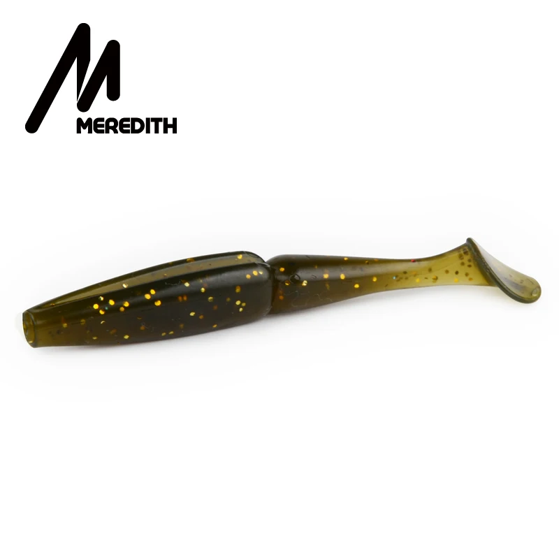 Мередит качество приманки Crazy Shine Shad 10 шт. 90 мм 6 г Pesca рыбалка мягкие воблеры, силиконовые приманки воблеры Leurre soule - Цвет: S