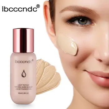 

30ml Liquid Foundation Mineral Whitening Concealer Facial Base Cream Brighten Moisturizer Face Oil Control Fashion TSLM1