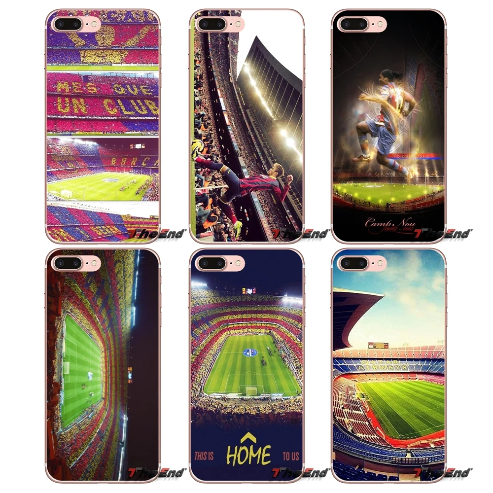 

For Samsung Galaxy Note 3 4 5 Grand Core Prime S3 S4 S5 MINI S6 S7 edge S8 S9 Plus Barcelona Home football stadium Soft Case