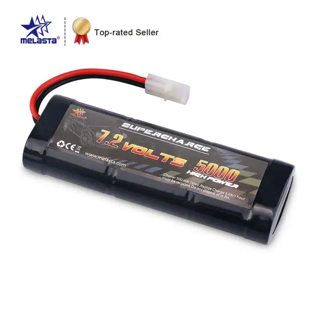 Melasta 7.2V 5000mAh NiMH Replacement RC Battery with Tamiya Discharge Connector for RC toys Racing Cars Boat Aircraft free ship 1