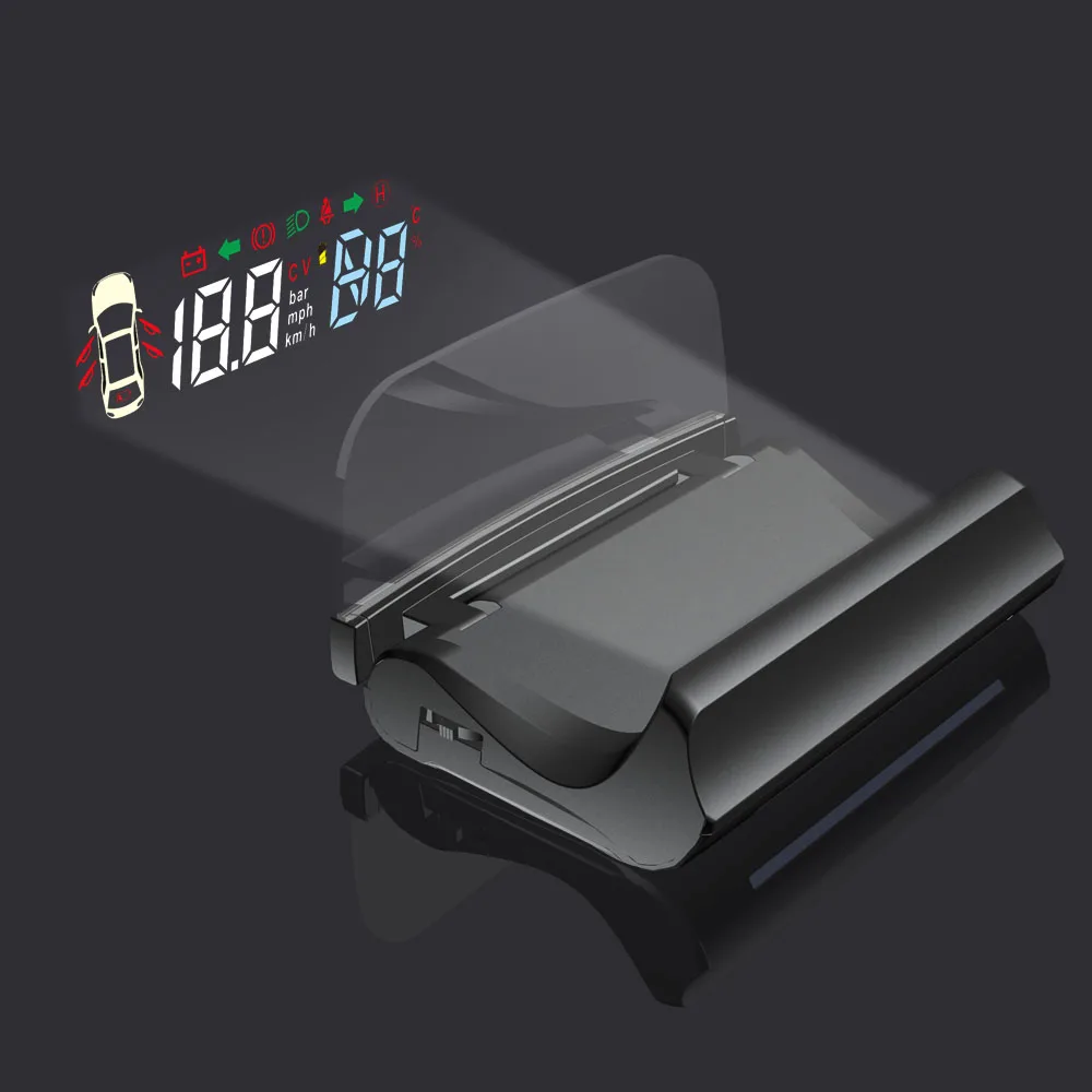 MIRROR HUD 05 Heads up display Speed Projector Turning Alarm gear Light Reminding for Tesla Model 3