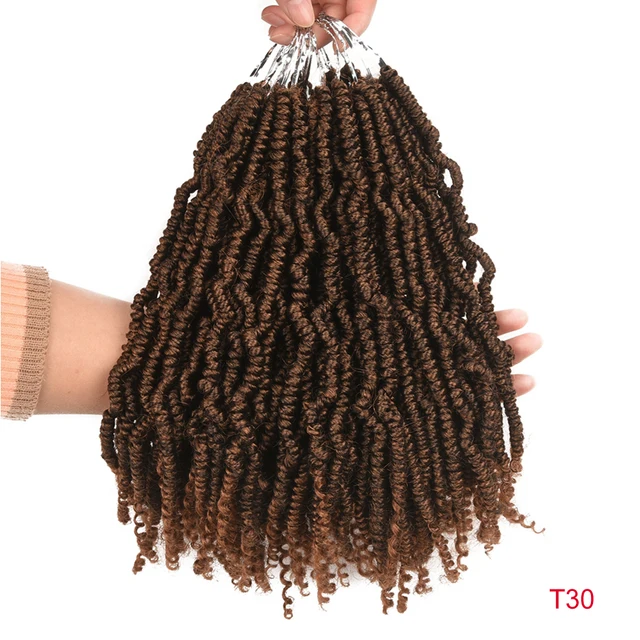 TOMO Bomb Twist Crochet Braids Pre-looped Passion Twist Crochet Hair Ombre Spring Twist Synthetic Braiding Hair Extensions 14