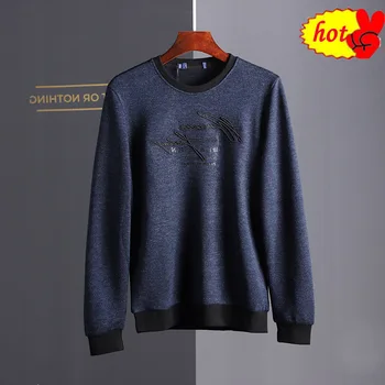 

Mens Mink Cashmere Sweaters Luxury Wool Round Collar Jacquard Sweater Male Plus Size 4xl Slim Fit Sweater Man Winter