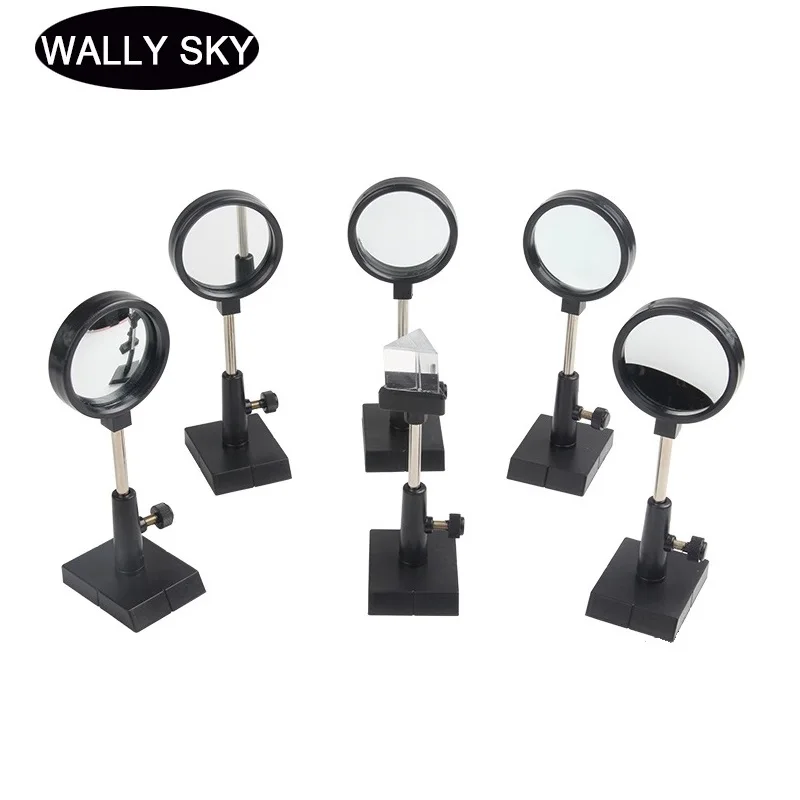 

Physical Optics Experiment Set Convex Lens Concave Lens Triangular Prism Plane Mirror Convex Mirror Concave Mirror Optical Lens