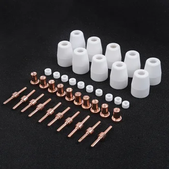 

40pcs Ceramic Nozzles Electrodes Extend Kit For PT-31 LG-40 Torch CUT-40 50