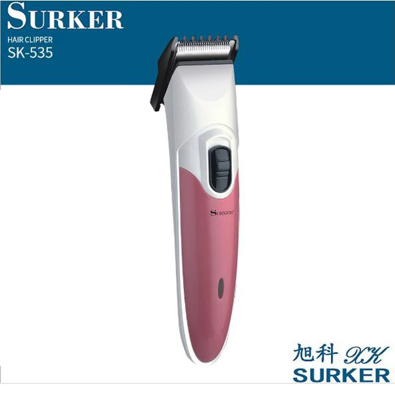 Surker электрический триммер для волос SK-535K Беспроводная электрическая машинка для стрижки волос Машинка для стрижки сухих аккумуляторов