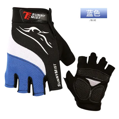 CINGHI LUSSO Breathable Motorcycle Glove Damping Cycling Glove Non-slip Fishing Glove - Цвет: Синий