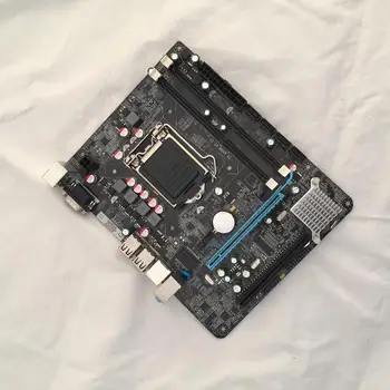 

P55 Motherboard CPU LGA 1156 Pin 2*DDR3 1*RJ45H55 Desktop Motherboard with USB Port Intel P55 VGA DDR3