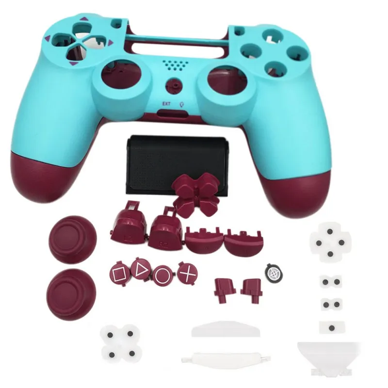 Противоскользящий силиконовый защитный чехол для sony playstation 4 PS4 DS4 Pro тонкий контроллер защитная накладка колпачки с кнопками для PS4