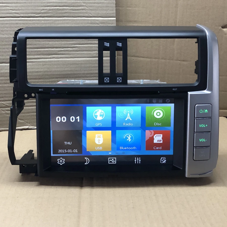 BYNCG 2Din Car DVD Player FOR TOYOTA Land cruiser prado 120 GPS Navigation in Dash PC Stereo TV gps Radio BT SD USB | Автомобили и