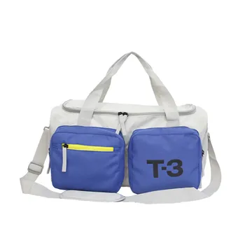 

Women Sport Fitness Handbag Men Gym Training Blosa Combo Travel Luggage Duffle with Side Pocket Sac De Sport
