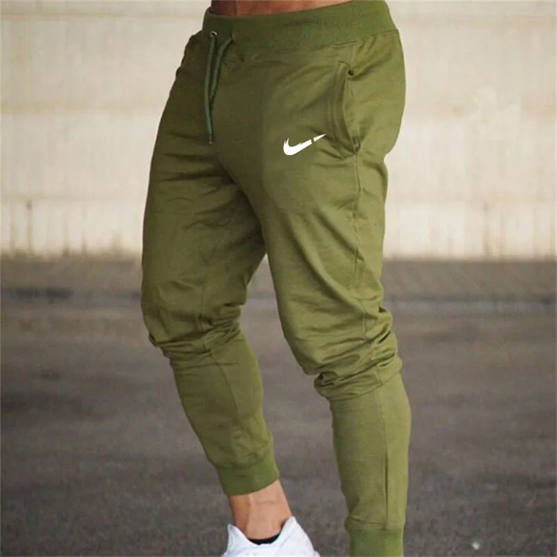 Foreign Trade Hot Selling Europe And America Knitted Casual Men's Trousers Athletic Pants Men Fitness Pants Running Training Lon