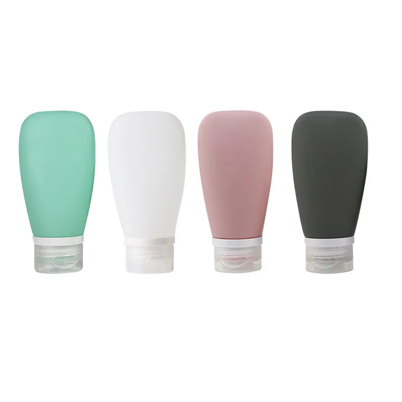 30/60/90ML Silicone Travel Bottles Leak Proof Squeezable Refillable Containers Cosmetic Tube for Shampoo Lotion Liquids Bottling