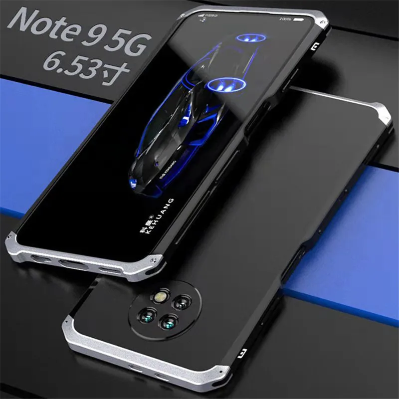 Metal Phone Case For Xiaomi 11 Ultra Lite 10 9 POCO F3 Luxury Armour Aluminum Pc Shockproof Cover For Redmi K40 K30 Note 8 7 Pro
