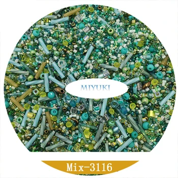

Japan Miyuki Imported Mix Beads Mixed Beads Delica Beads Seed Beads Series All 11 Color Set 10 Gram Each Color
