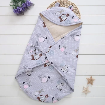 

Baby Sleepsack Blanket Cartoon Newborn Swaddles Wrap Toddler Baby Blanket Bedding Soft Cotton Anti-kick Quilt Blanket