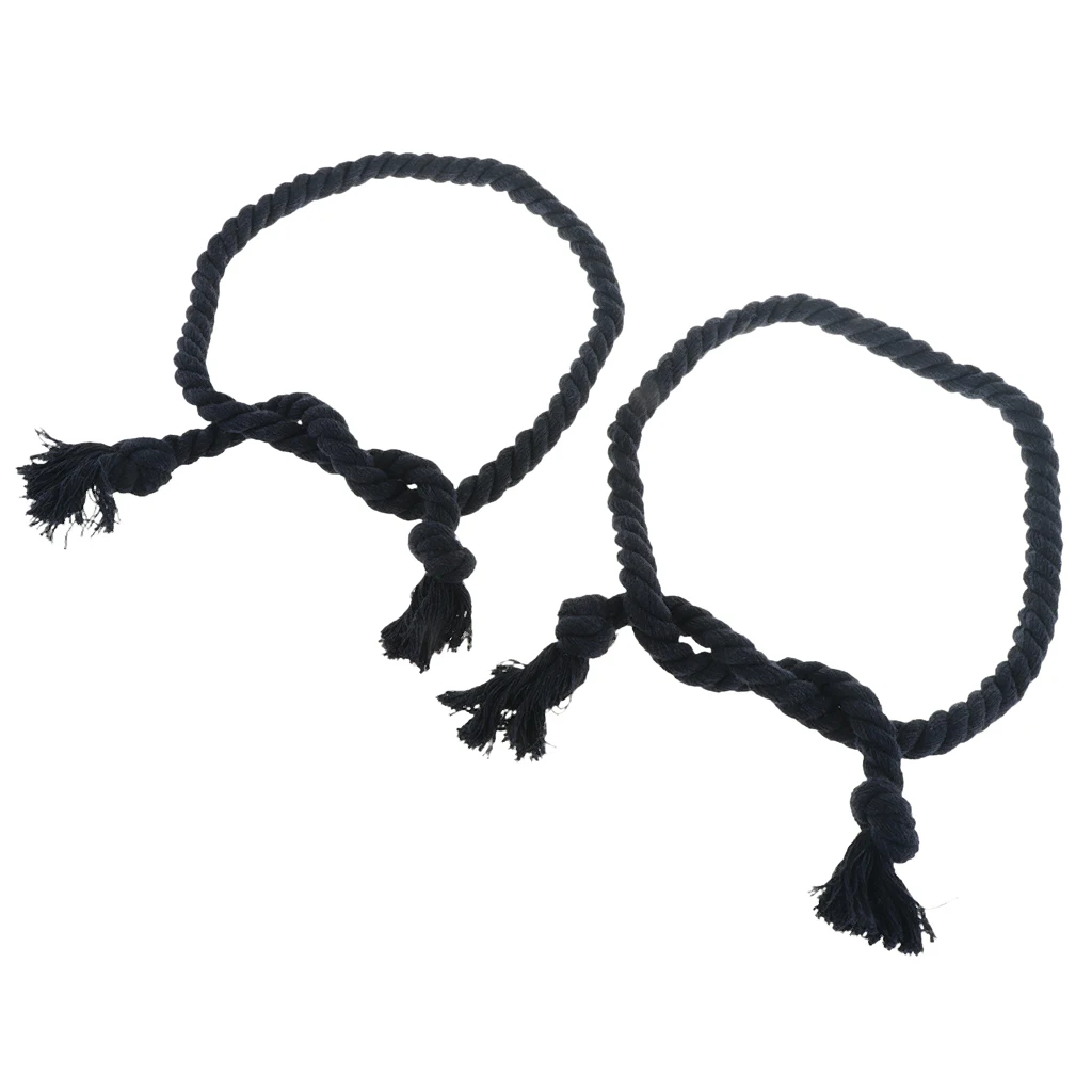 Hand Weave Rope Tiebacks Holdbacks For Curtains Voile Nets Drapes Total Length - 86cm (2pcs Pack)