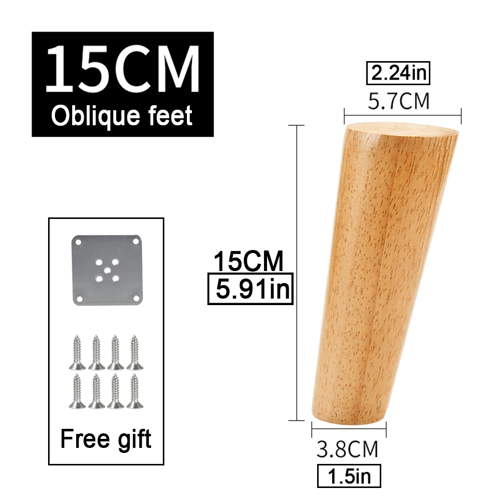 Oblique feet 15cm