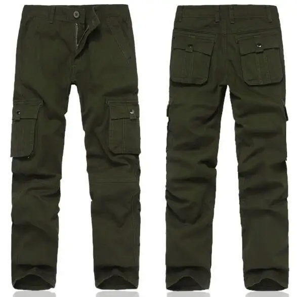 Брюки карго мужские брендовые карманы Pantalon Homme повседневные на молнии зауженный тактический брюки военные армейские мешковатые брюки мужские боковые карманы