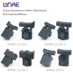 1PCS 12A 250V Electric Drill Control Switch Cordless Trigger Switch For Power Tools Electric Drill Switch FA6-12*2B