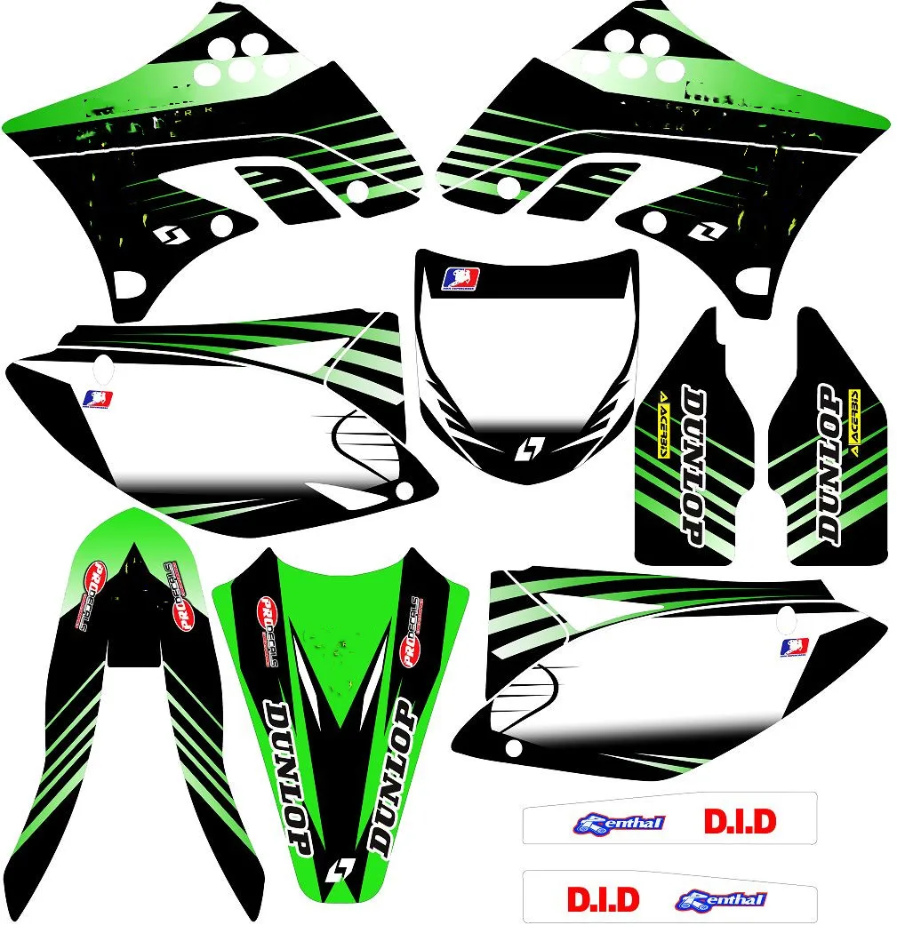 Наклейки для Motocross Team 3M графические фоны наклейки наборы Kawasaki KXF450 2011 2009 2010 KX450F 450 KXF