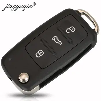 Keyforkess OEM 434Mhz ID48 chiave di vibrazione a distanza OEM per VW Volkswagen Beetle Caddy Eos Golf Jetta Polo Scirocco Tiguan Touran - Jingyuqin OEM 434Mhz ID48 chiave di vibrazione a distanza OEM per VW Volkswagen Beetle Caddy