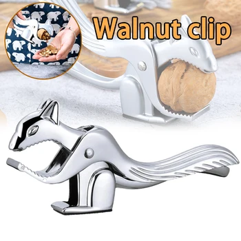 

Squirrel Shape Nutcracker Sheller Crack Almond Walnut Hazelnut Filbert Nut Kitchen Nut Sheller Clip Tool Clamp Plier Cracker