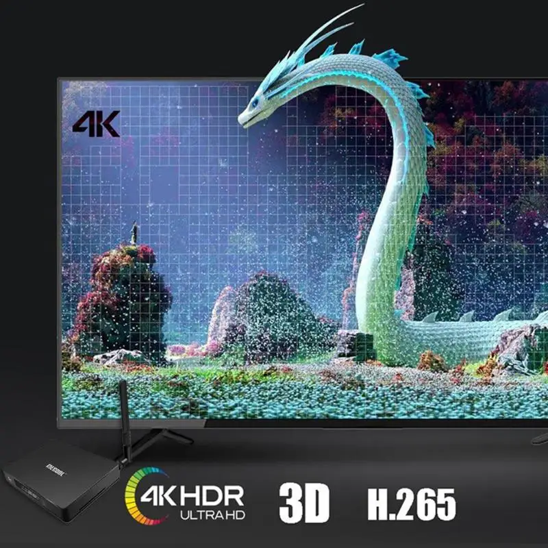 MECOOL K7 Smart TV Box Android 9.0 4K 4+64G Quad Core BT 4.1 WIFI Top Box