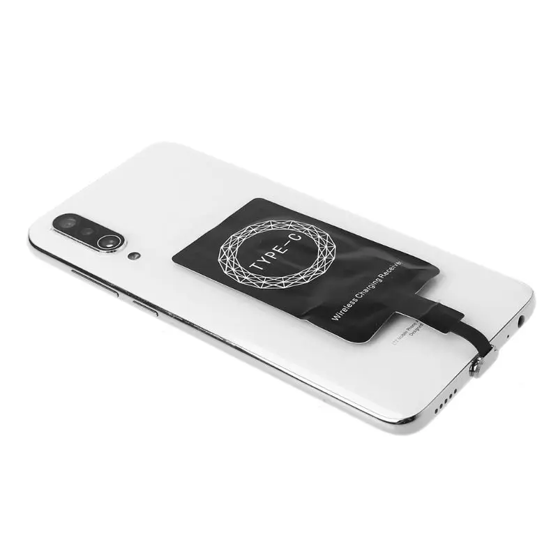 Универсальный Тип C Qi беспроводной зарядный приемник для Xiaomi huawei samsung htc zte Прямая поставка