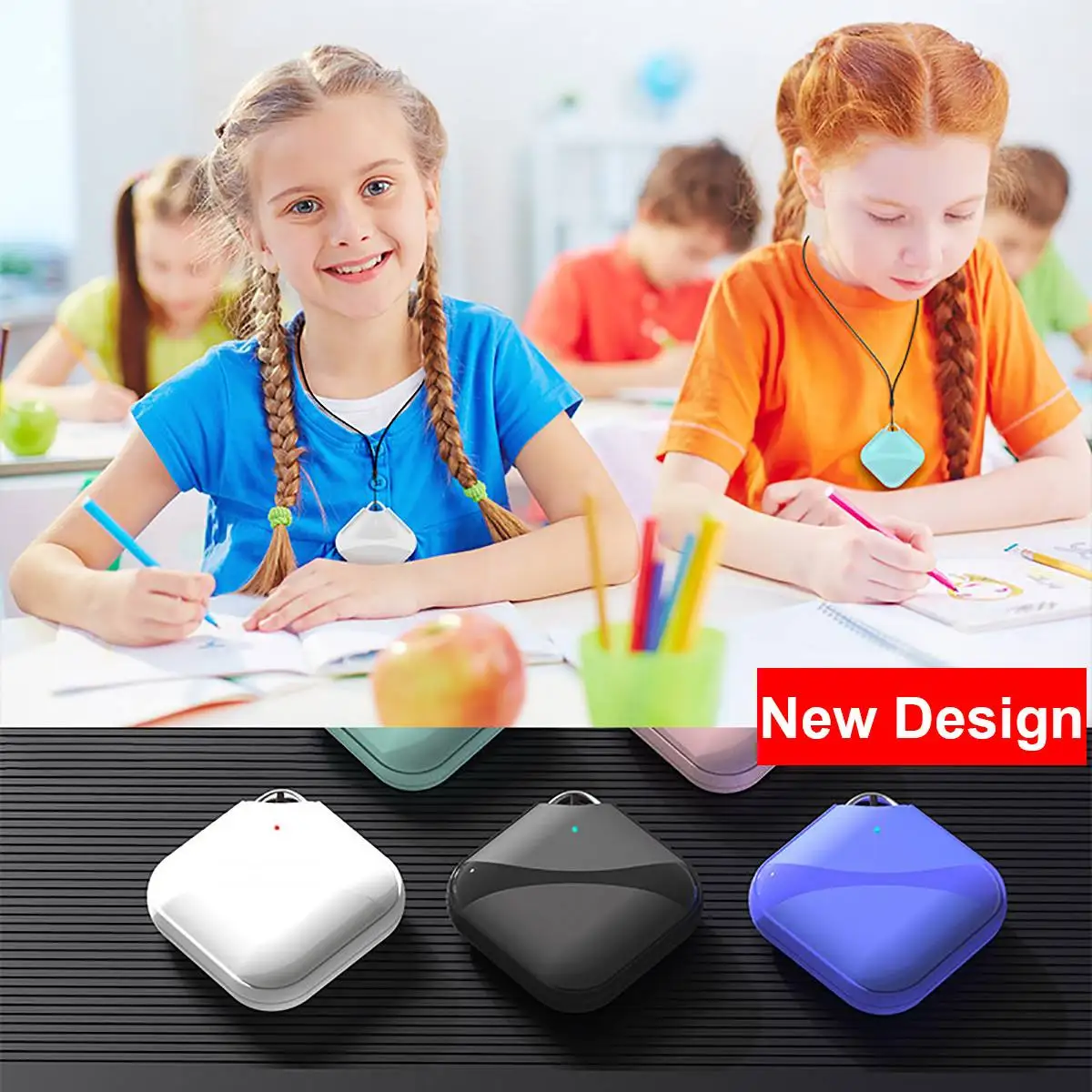 Air Purifier Wearable Mini Hanging Neck Car Outlet Clip Pink 2021特集