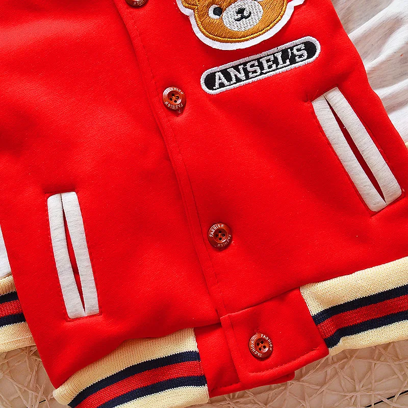 Kids' Overcoat Autumn And Winter Casual Five-pointed Star Bear Cardigan Childrenswear Children Jacket Children Fleece CHILDREN'S