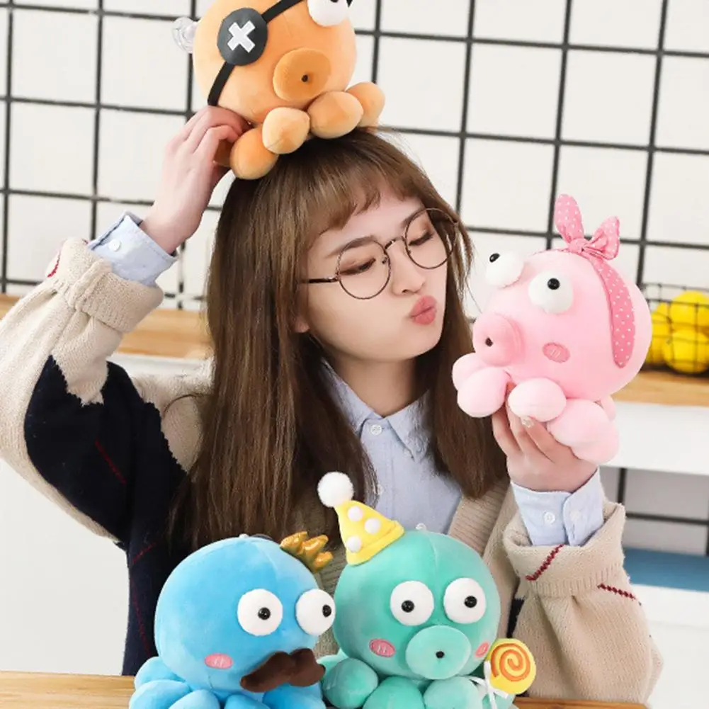 

20cm Plush Toy Cute Cartoon Octopus Soft Plush Stuffed Doll Toy Fro Clip Doll Machine Doll Throw Pillow Home Office Decor