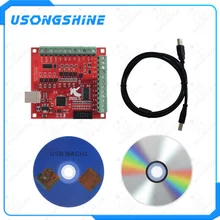 1 шт. ЧПУ USB MACH3 100 кГц секционная плата 4 оси интерфейс драйвер контроллер движения ЧПУ USB MACH3 100 кГц секционная плата 4 оси в