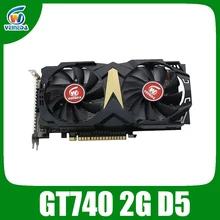 Оригинальная видеокарта VEINEDA GT740 GPU, 2 Гб, GDDR5, 128 бит, видеокарта VGA, игровая карта 993/5000 МГц для игр nVIDIA Geforce