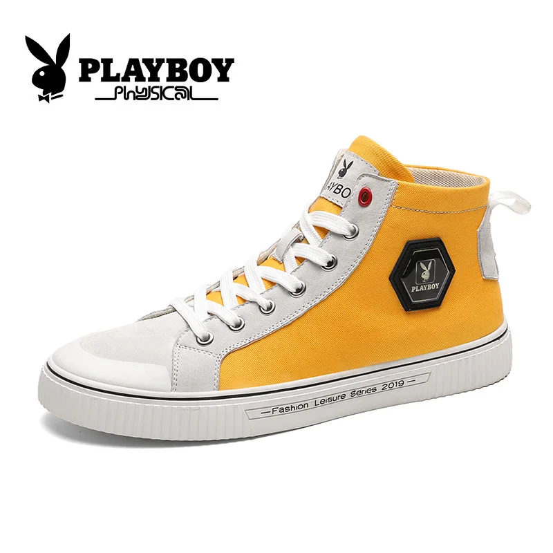 PLAYBOY/Новинка; мужская повседневная обувь; обувь для скейтбординга; высокие кроссовки; спортивная обувь; дышащая прогулочная обувь; Уличная обувь; PZ2930004