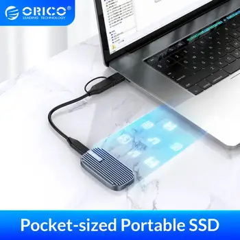 

ORICO CN210 Mini Portable SSD 480GB 240GB Type-C 520M/S External Solid State Drive M.2 SATA NGFF USB C External SSD Hard Drives