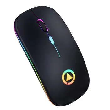 

Rechargeable Wireless Mouse Slim Ergonomics Design Silent Office Mouse 1600DPI 2.4GHZ UY8